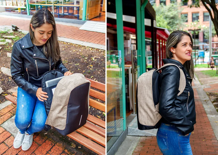 Morral Antirobo Neruda 17 Lts. 7