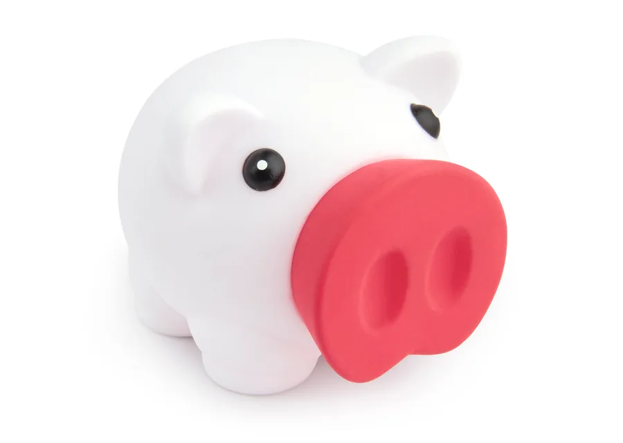 Alcancía Piggy White 2