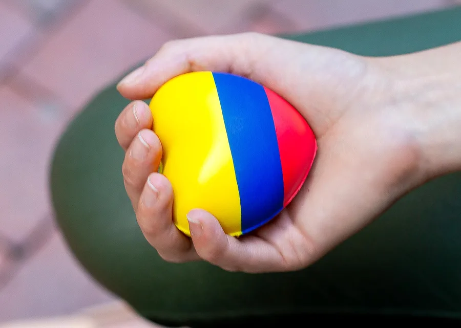 Antiestrés Corazón Tricolor 2