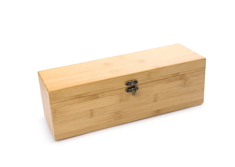 Caja de Bambú para una Botella 2