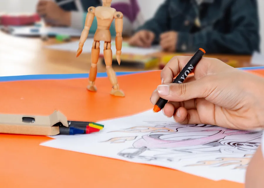 Set 6 Crayons 2