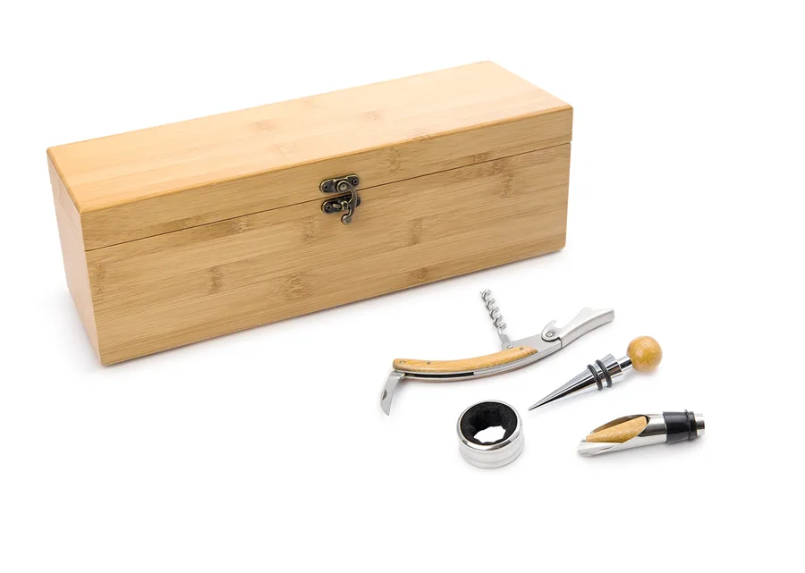 Caja de Bambú para una Botella 3
