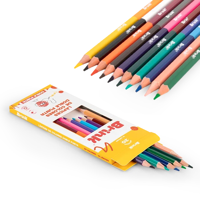 Lápices de Colores doble punta Gemelinos  2